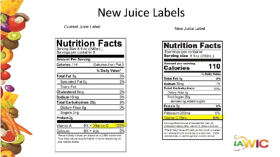 New Juice Labels 