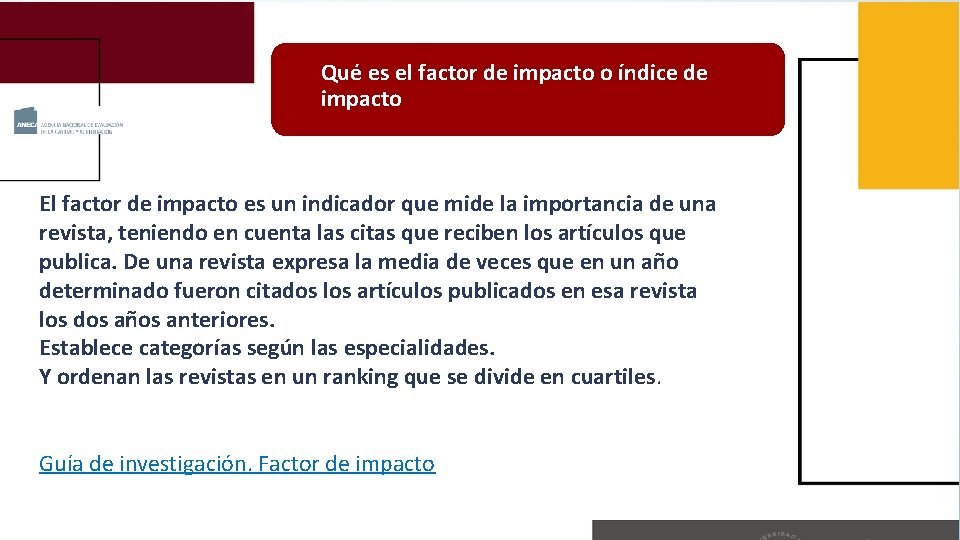 Qué es el factor de impacto o índice de impacto El factor de impacto