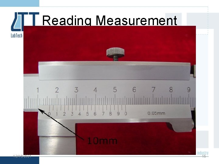 Reading Measurement 12/15/2021 15 