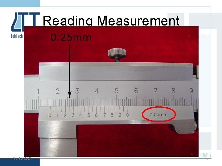 Reading Measurement 12/15/2021 17 