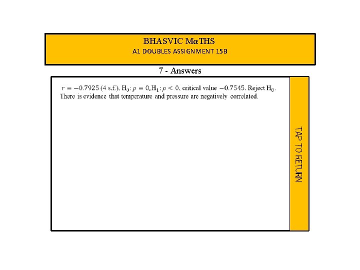 BHASVIC MαTHS A 1 DOUBLES ASSIGNMENT 15 B 7 - Answers 