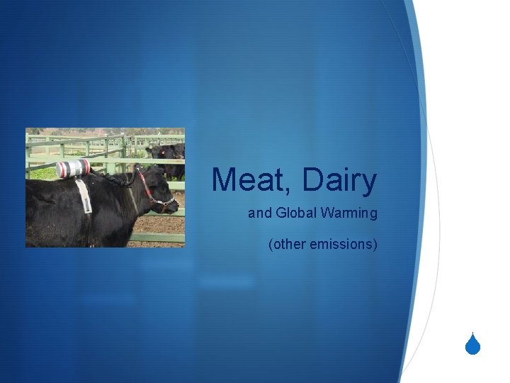 Meat, Dairy and Global Warming (other emissions) 