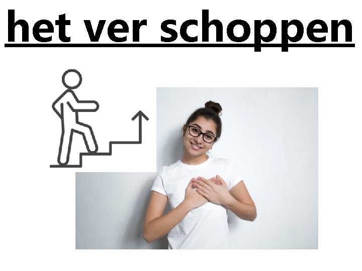 het ver schoppen 