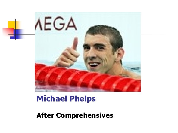 Michael Phelps After Comprehensives 