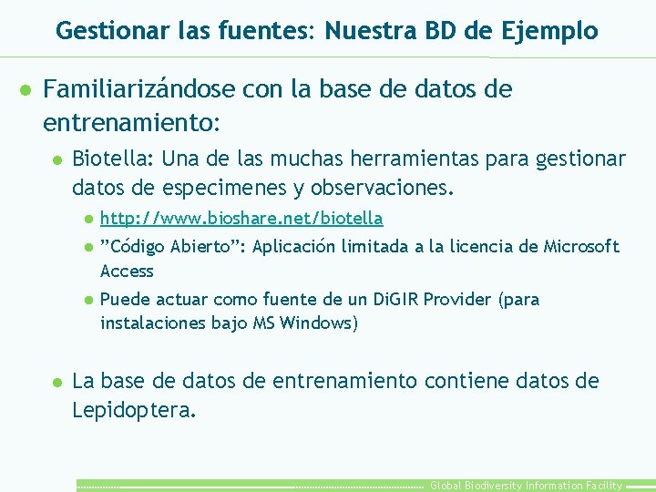 Gestionar las fuentes: Nuestra BD de Ejemplo l Familiarizándose con la base de datos