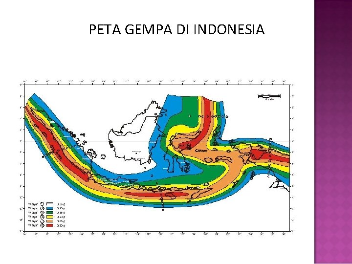 PETA GEMPA DI INDONESIA 