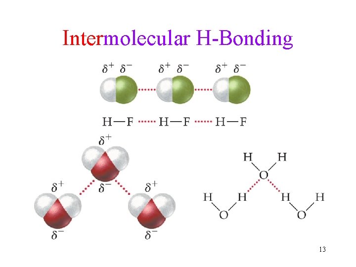 Intermolecular H-Bonding 13 