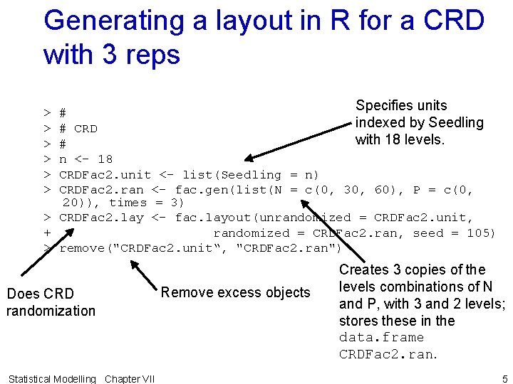 Generating a layout in R for a CRD with 3 reps Specifies units >