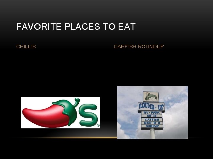 FAVORITE PLACES TO EAT CHILLIS CARFISH ROUNDUP 