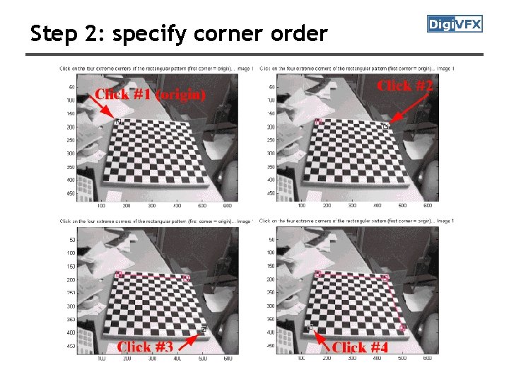 Step 2: specify corner order Step 2: specify corner order