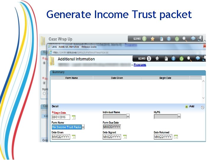 Generate Income Trust packet 