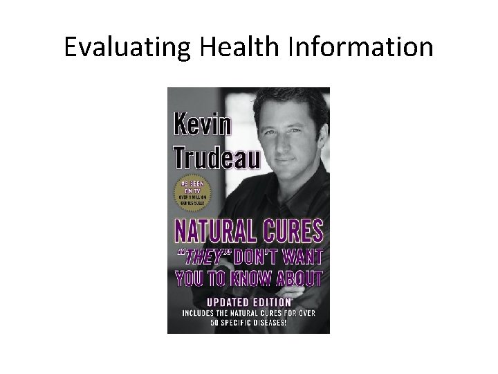Evaluating Health Information 