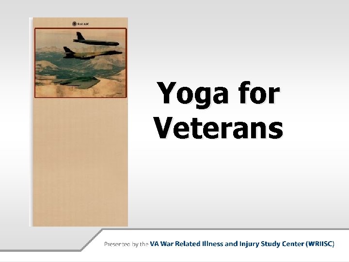 Yoga for Veterans 