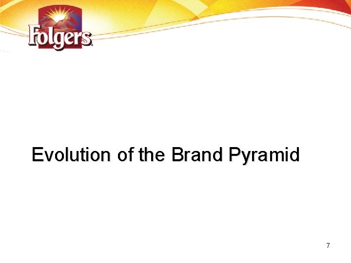 Evolution of the Brand Pyramid 7 