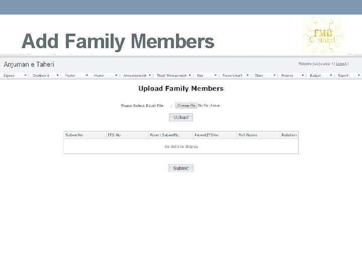 Add Family Members 
