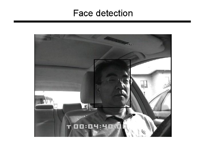 Face detection 