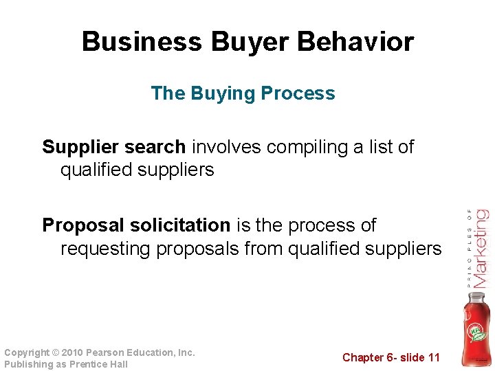 Business Buyer Behavior The Buying Process Supplier search involves compiling a list of qualified