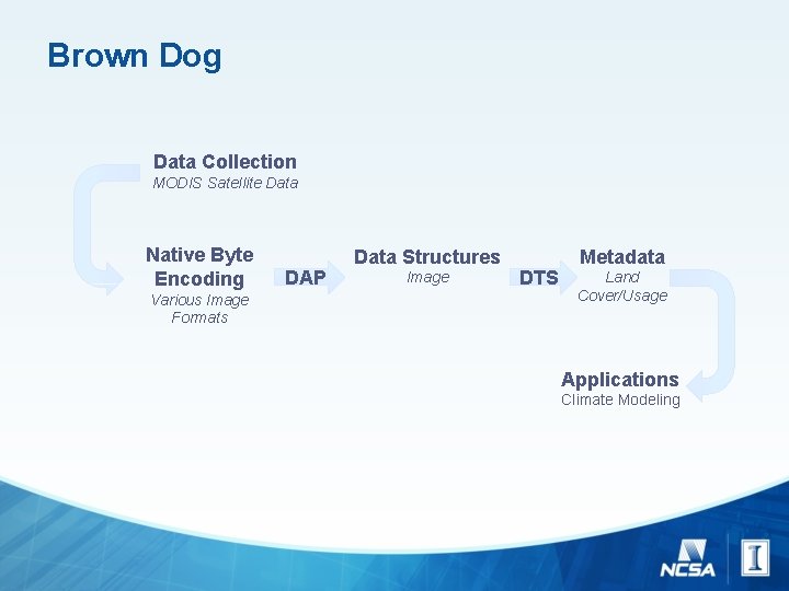 Brown Dog Data Collection MODIS Satellite Data Native Byte Encoding Various Image Formats DAP