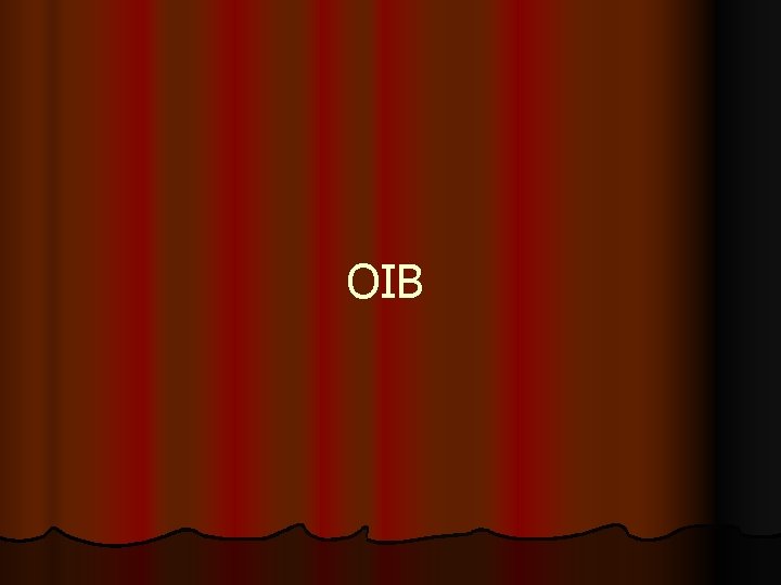 OIB 