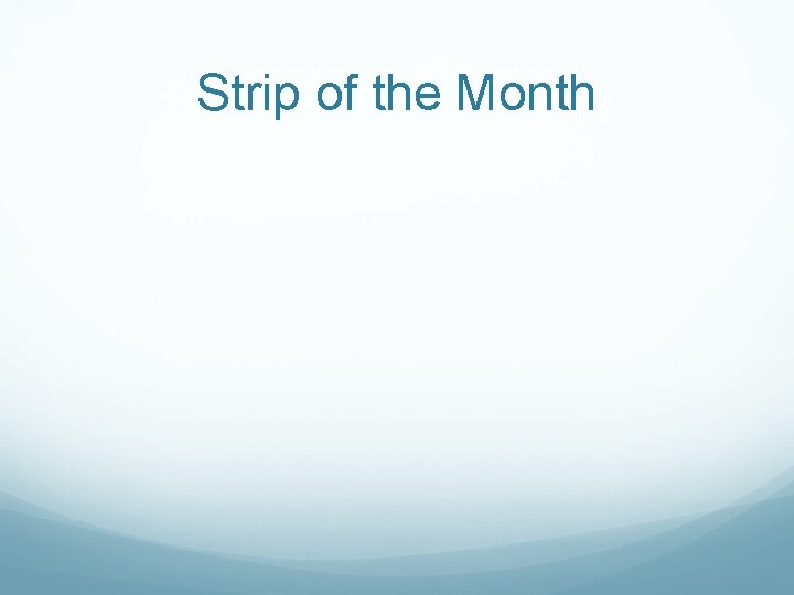 Strip of the Month 