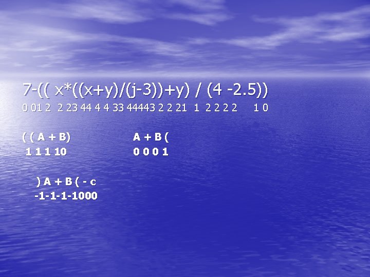 7 -(( x*((x+y)/(j-3))+y) / (4 -2. 5)) 0 01 2 2 23 44 4 7 -(( x*((x+y)/(j-3))+y) / (4 -2. 5)) 0 01 2 2 23 44 4