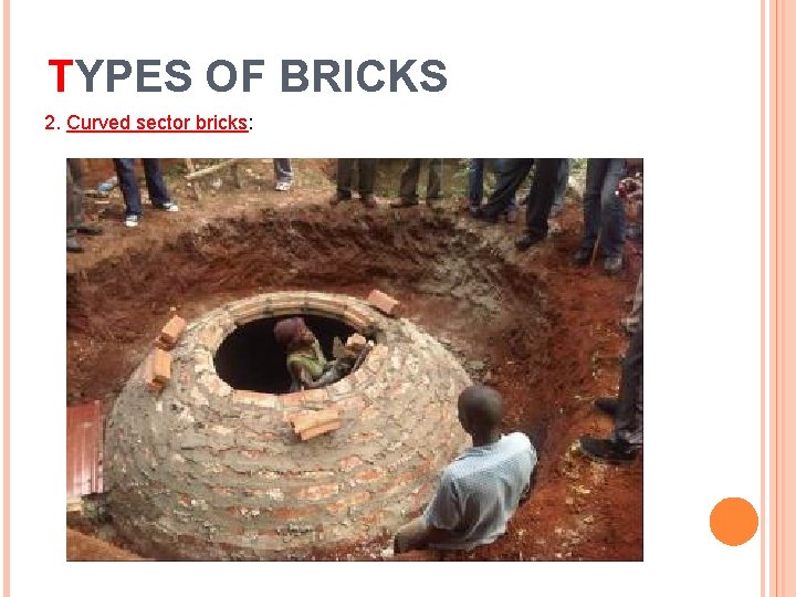 TYPES OF BRICKS 2. Curved sector bricks: 14 