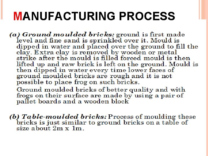 MANUFACTURING PROCESS 42 