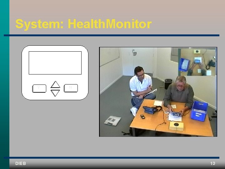 System: Health. Monitor Y DIEB N 13 