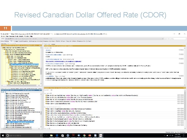 Revised Canadian Dollar Offered Rate (CDOR) 11 