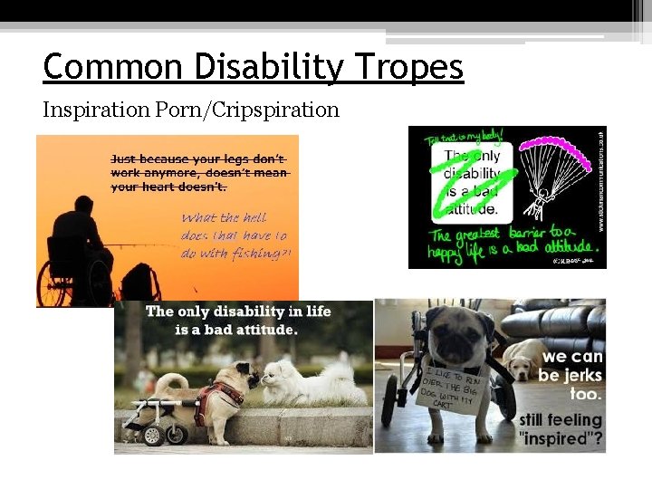 Common Disability Tropes Inspiration Porn/Cripspiration 