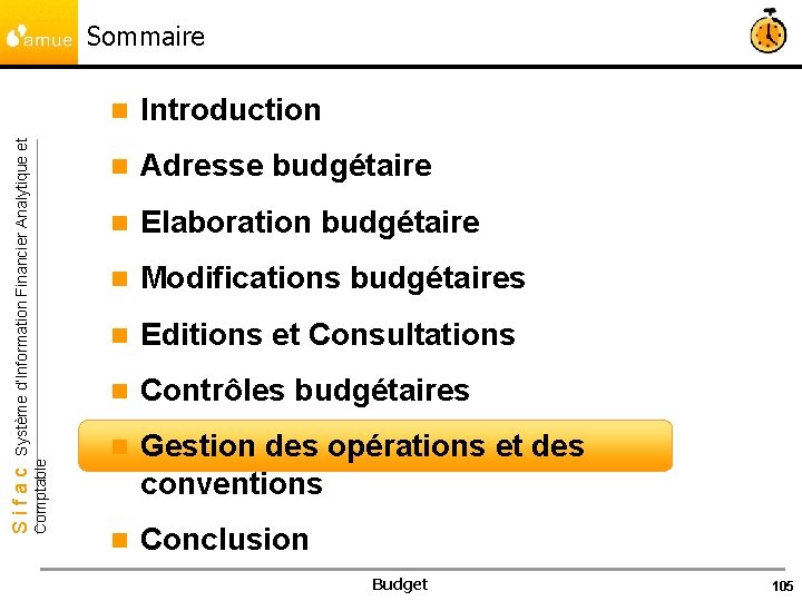 Comptable Sifac Système d’Information Financier Analytique et Sommaire n Introduction n Adresse budgétaire n