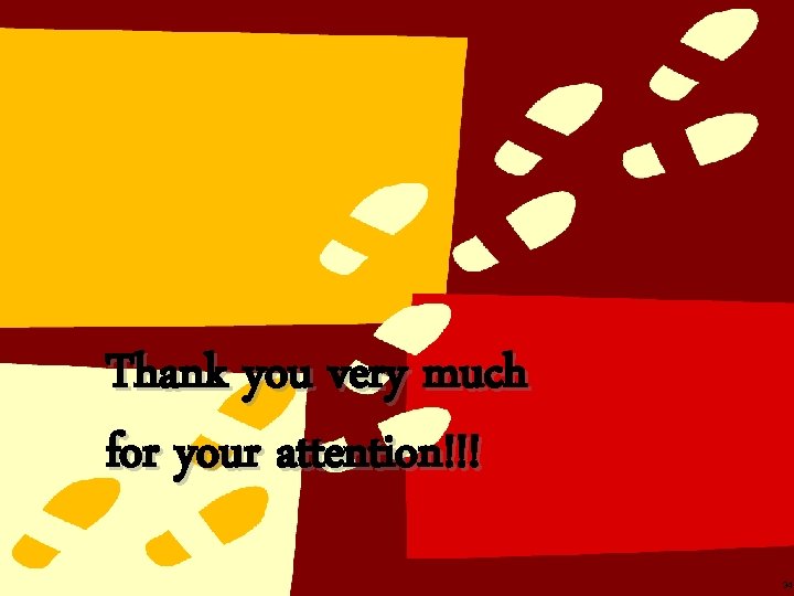 Thank you very much for your attention!!! 34 