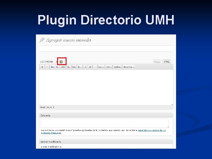 Plugin Directorio UMH 