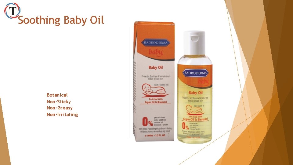 Soothing Baby Oil Botanical Non-Sticky Non-Greasy Non-Irritating 