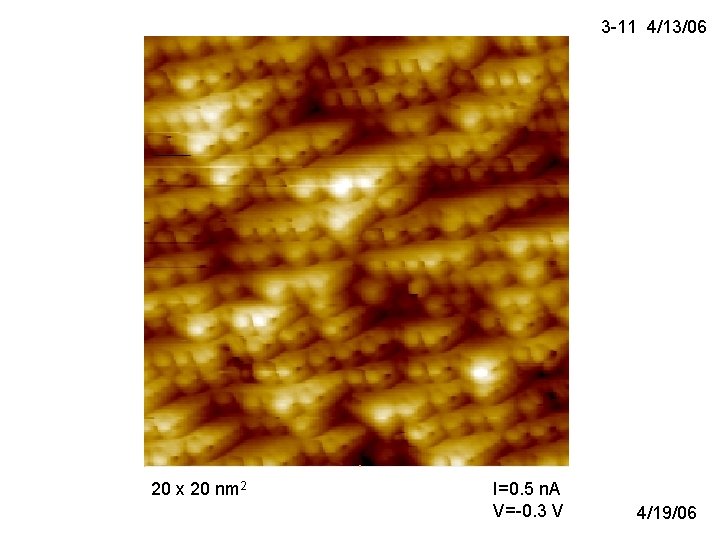 3 -11 4/13/06 20 x 20 nm 2 I=0. 5 n. A V=-0. 3