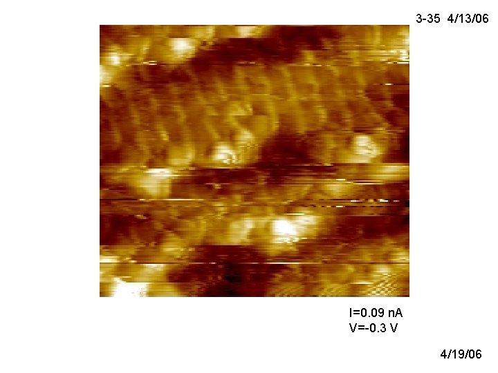 3 -35 4/13/06 I=0. 09 n. A V=-0. 3 V 4/19/06 