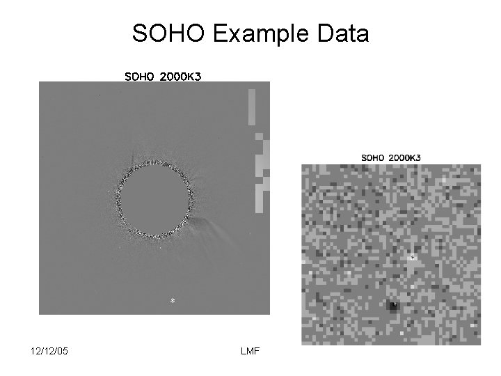 SOHO Example Data 0° longitude 12/12/05 LMF 