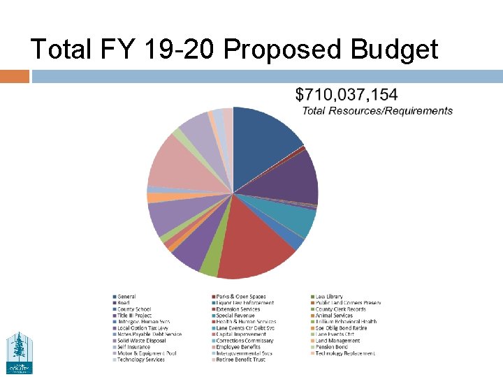 Total FY 19 -20 Proposed Budget 