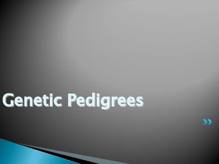Genetic Pedigrees 