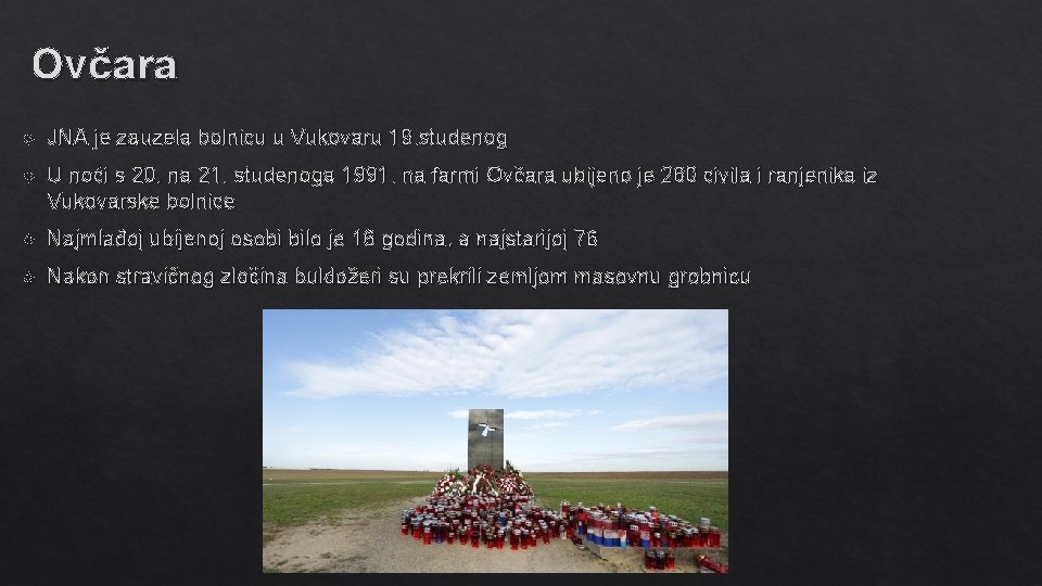 Ovčara JNA je zauzela bolnicu u Vukovaru 19. studenog U noći s 20. na