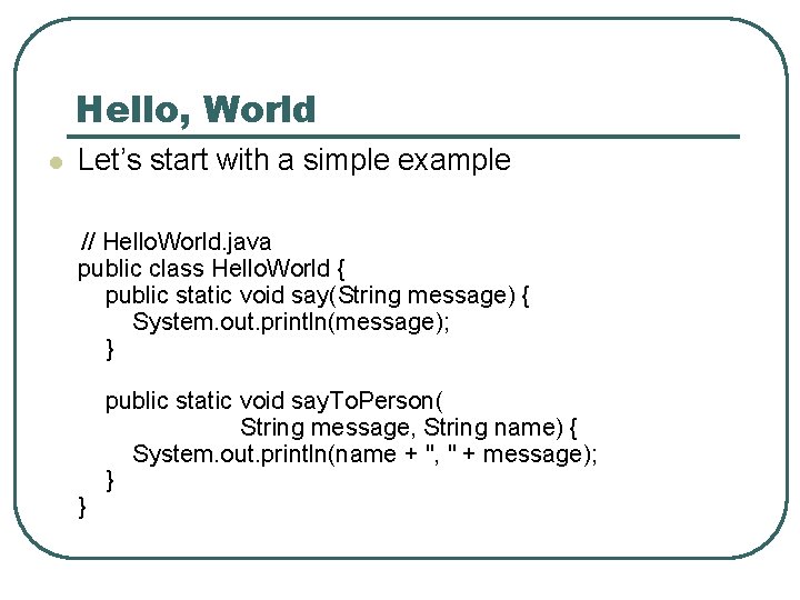 AspectOriented Programming David Talby What is it l