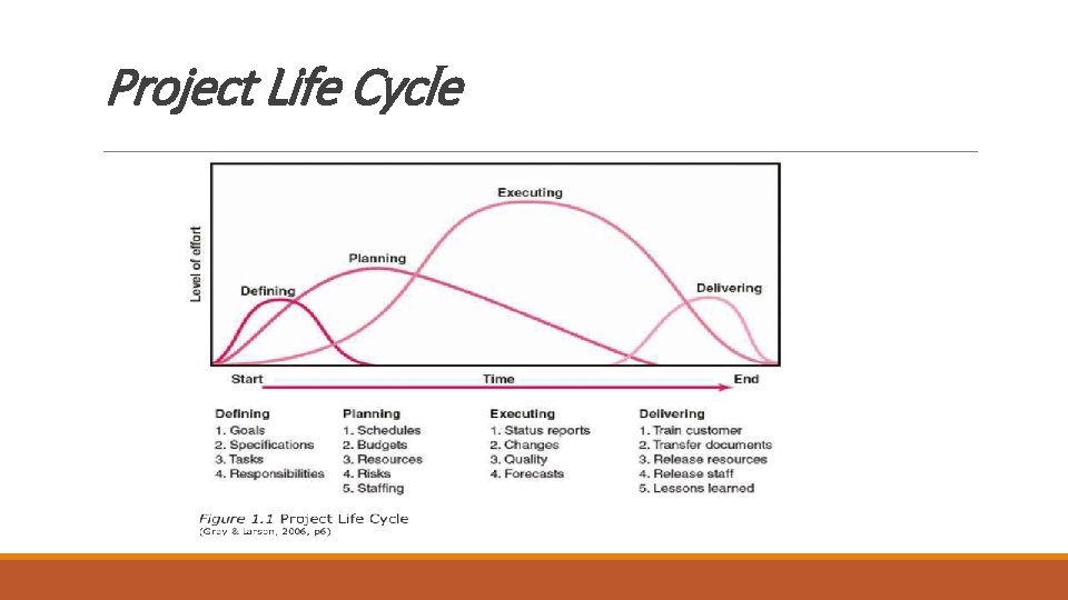 Project Life Cycle 