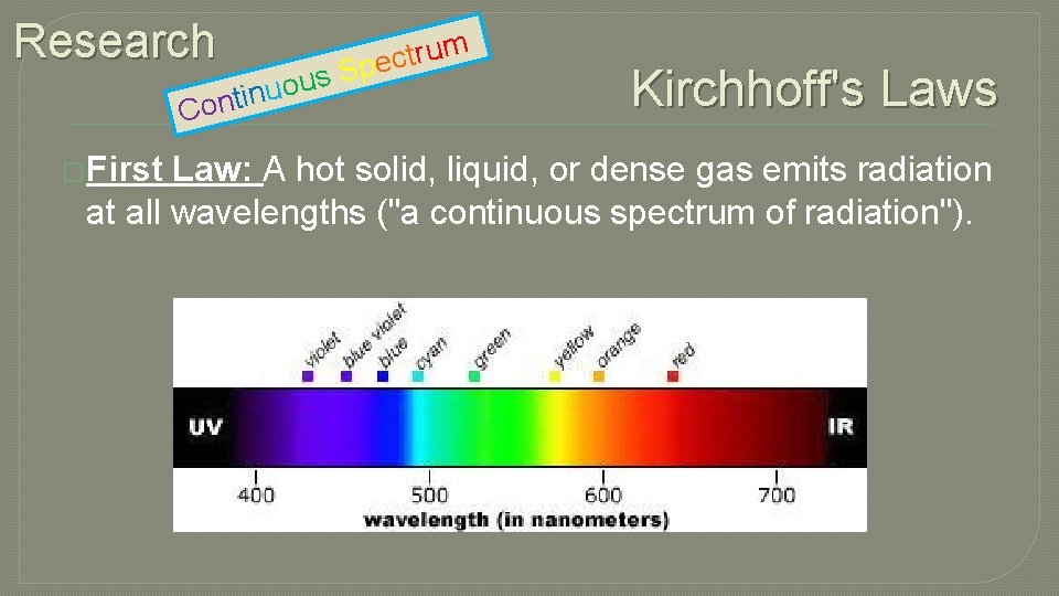 Research s ou u n i t on C �First m u r t