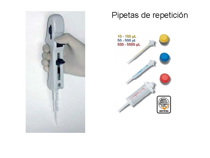Pipetas de repetición 