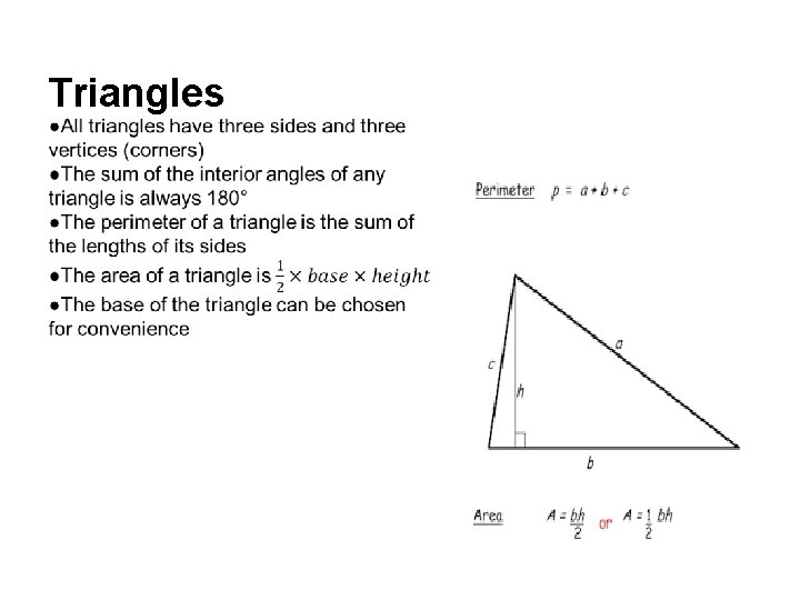 Triangles • 