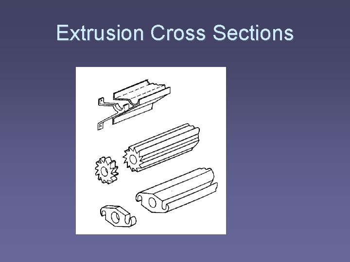 Extrusion Cross Sections 