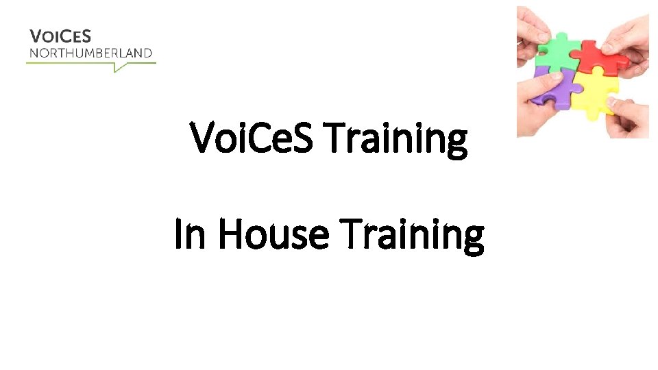 Voi. Ce. S Training In House Training 