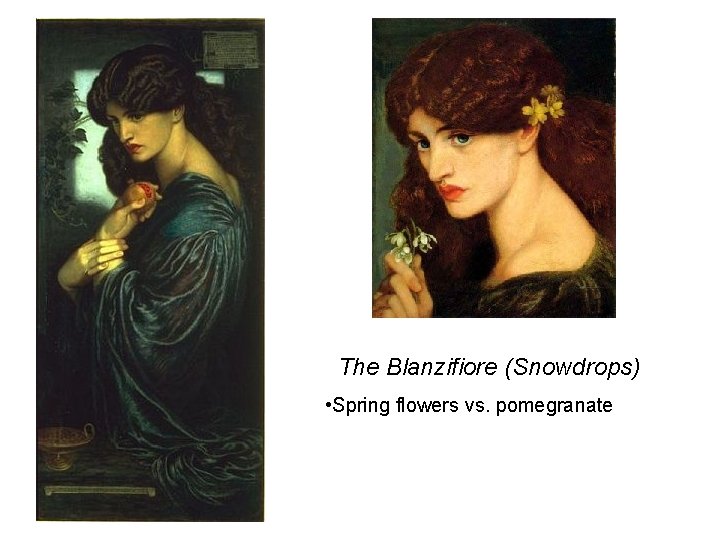 The Blanzifiore (Snowdrops) • Spring flowers vs. pomegranate 