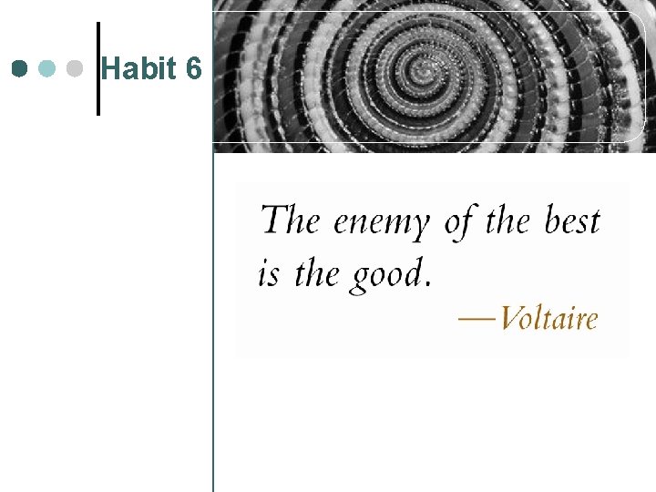 Habit 6 Synergize 