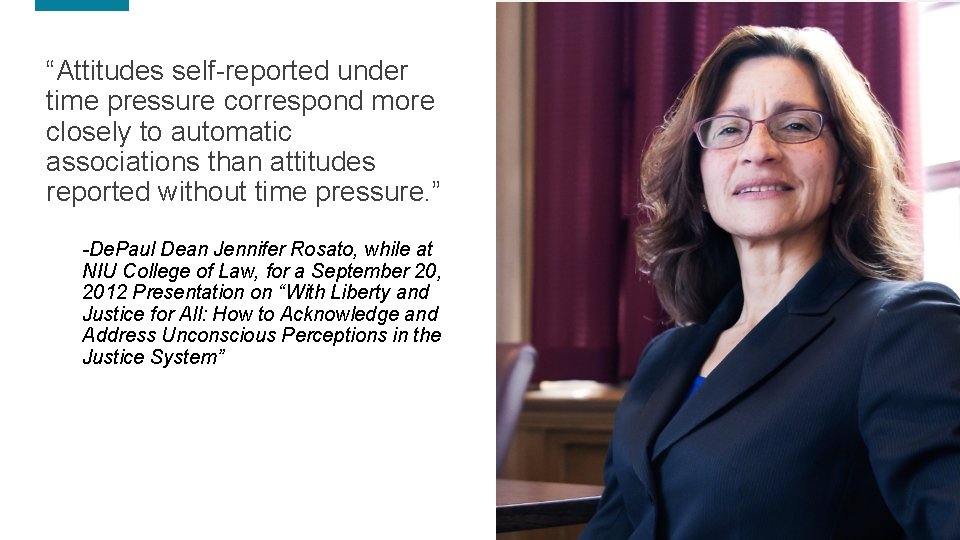 “Attitudes self-reported under time pressure correspond more closely to automatic associations than attitudes reported “Attitudes self-reported under time pressure correspond more closely to automatic associations than attitudes reported